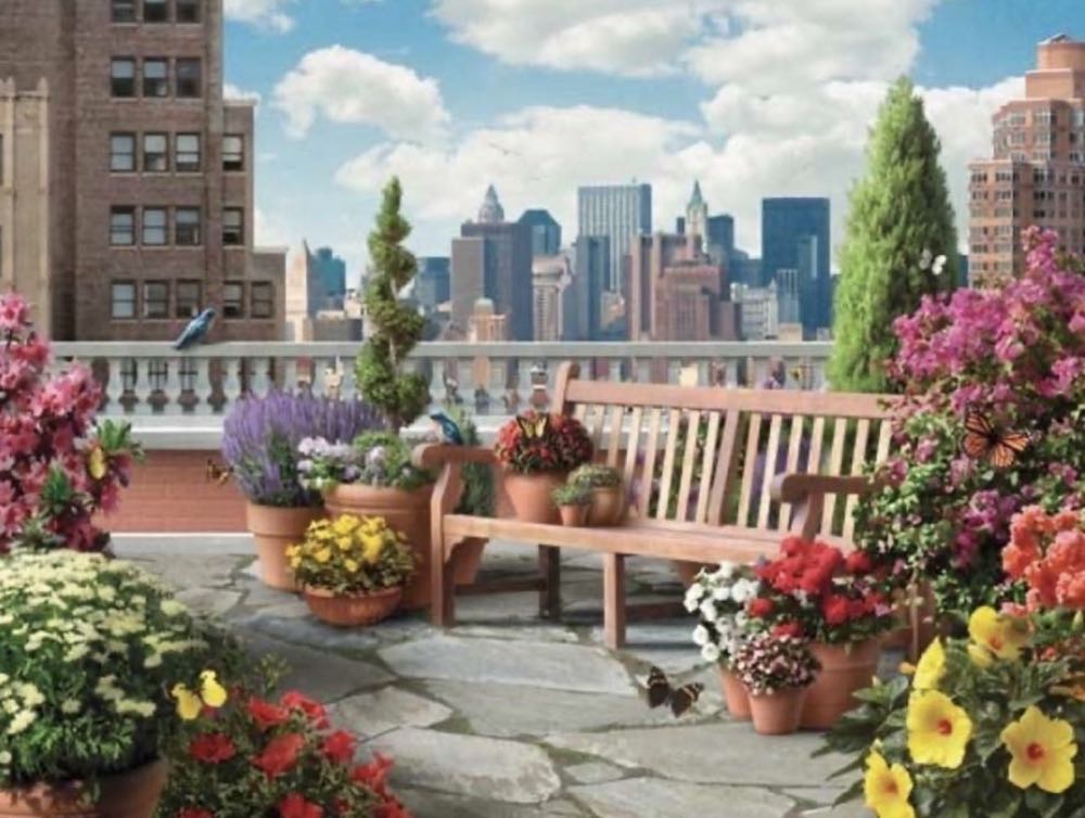 Rooftop Garden • - Ravensburger puzzle collectible [Barcode 4005556148684] - Main Image 2