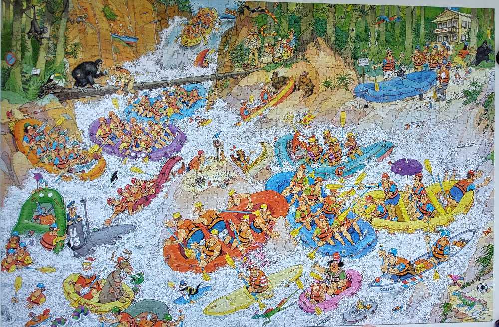 B White Water Rafting - Jumbo 1500 puzzle collectible - Main Image 2
