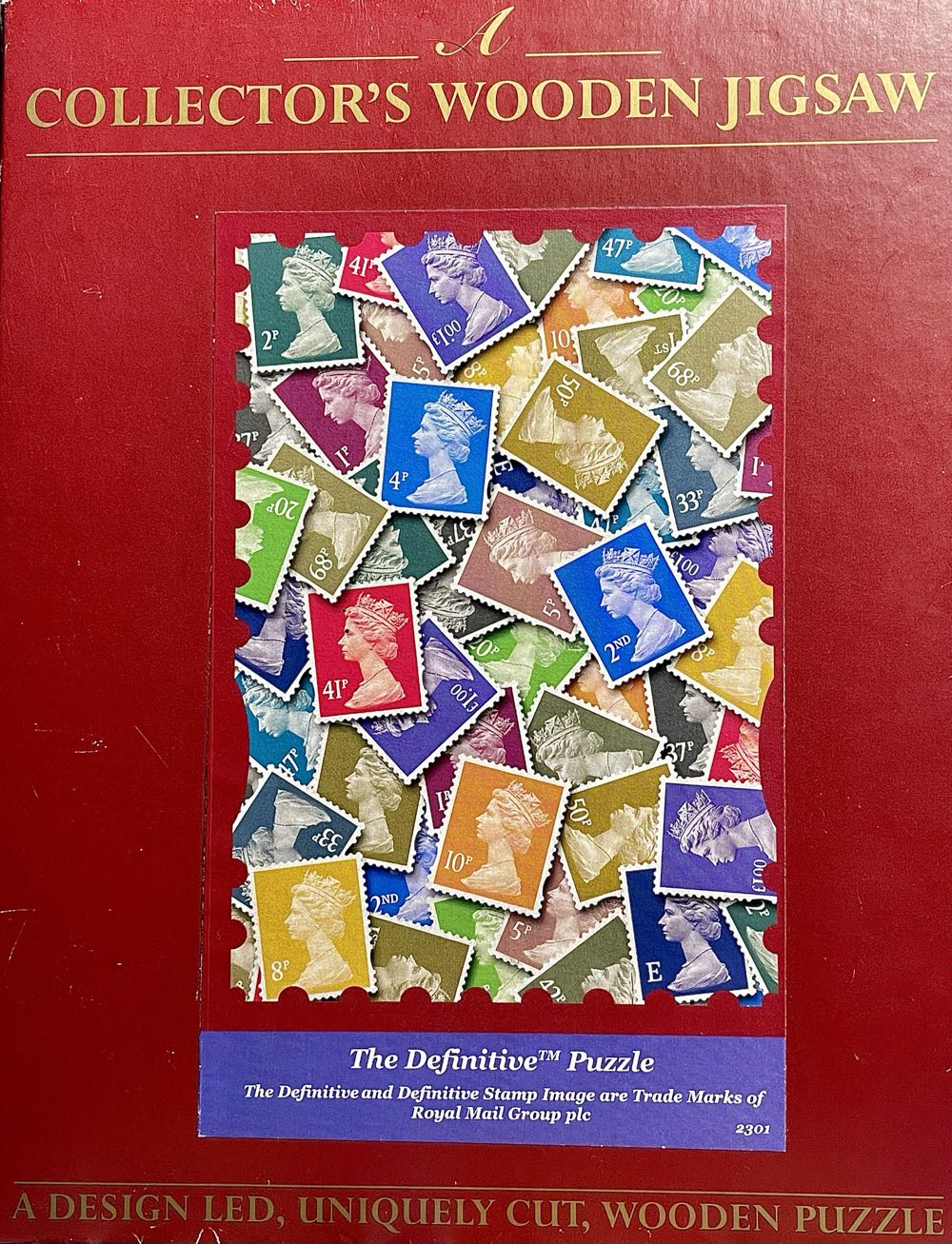 Stamps - Wentworth Wooden Puzzles 🇬🇧 puzzle collectible - Main Image 2