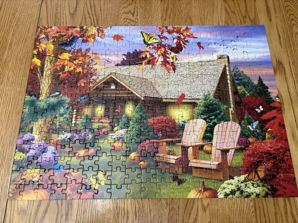 Autumn Warmth - Master Pieces puzzle collectible [Barcode 705988525506] - Main Image 3