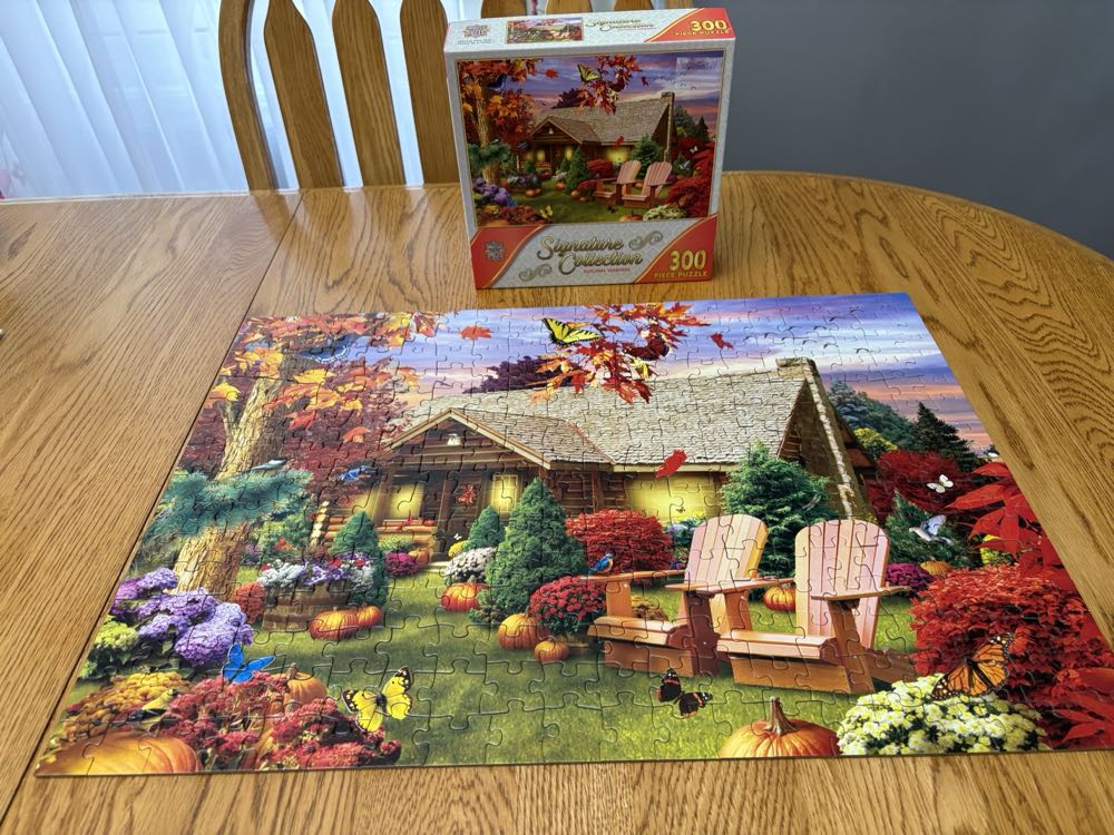 Autumn Warmth - Master Pieces puzzle collectible [Barcode 705988525506] - Main Image 4