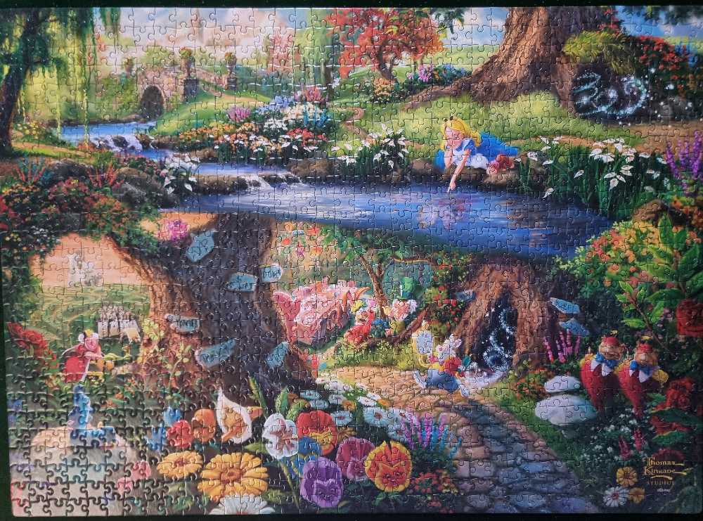 Alice In Wonderland 1000 pieces - Arrow Puzzles puzzle collectible [Barcode 9317762203831] - Main Image 2