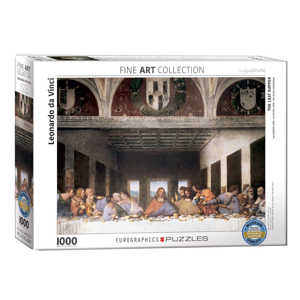 Leonardo Da Vinci: The Last Supper - Eurographics puzzle collectible [Barcode 628136613200] - Main Image 2
