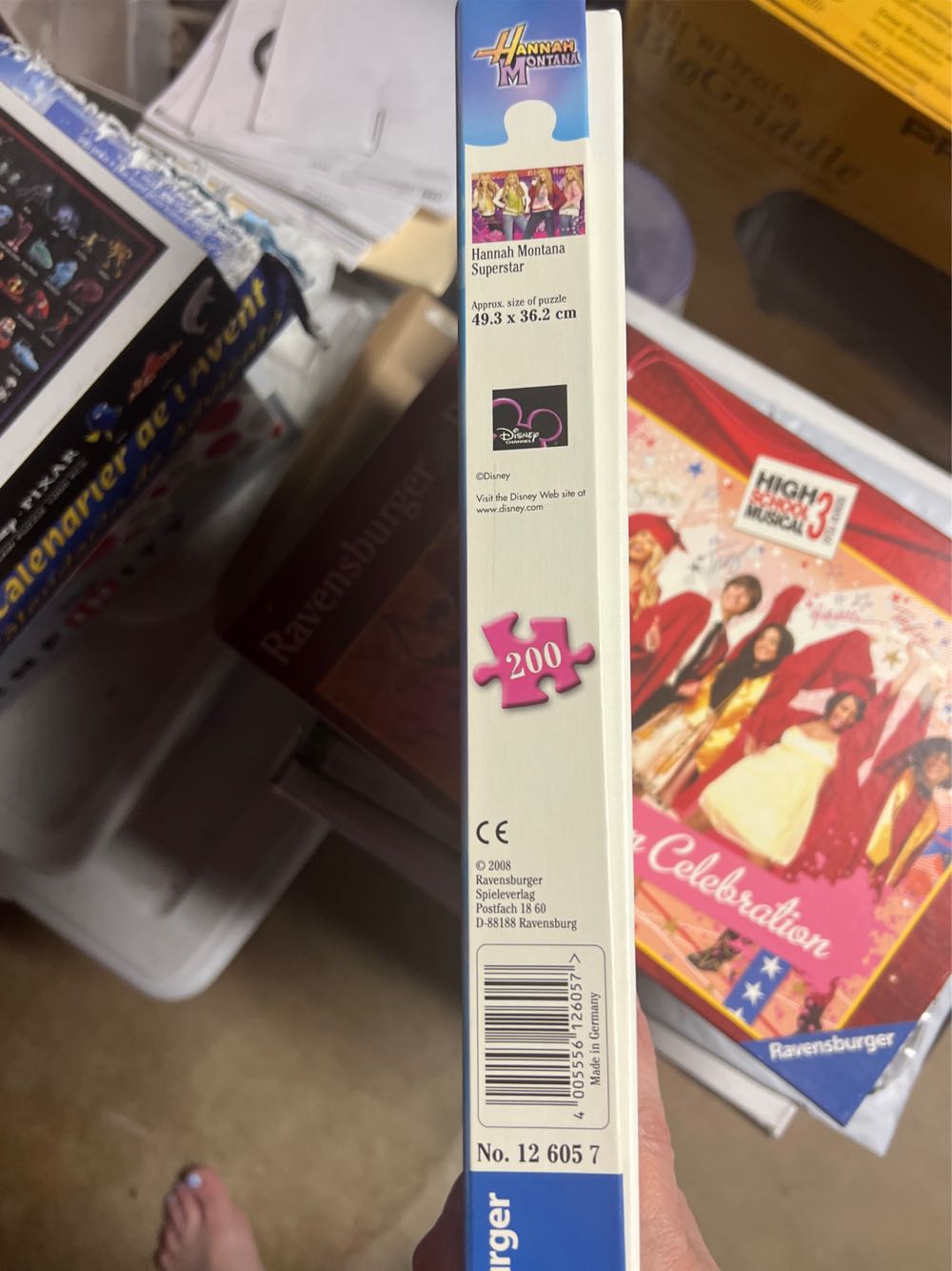 Hannah Montana Superstar 200 Teile Xxl  puzzle collectible [Barcode 4005556126057] - Main Image 2