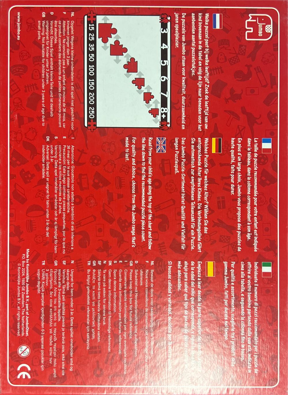 Disney Cinderella  puzzle collectible [Barcode 8710126021347] - Main Image 3