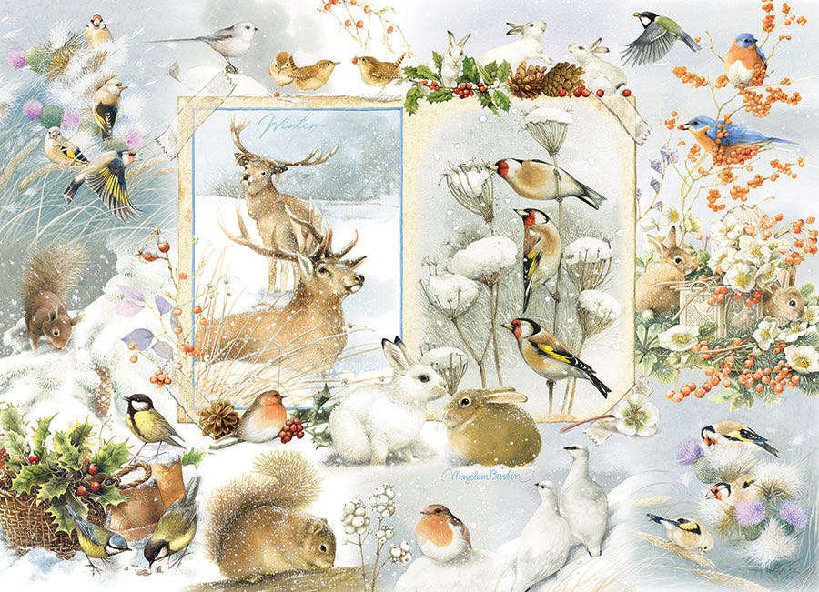 Nature Journal: Winter - Cobble Hill puzzle collectible [Barcode 625012403139] - Main Image 2