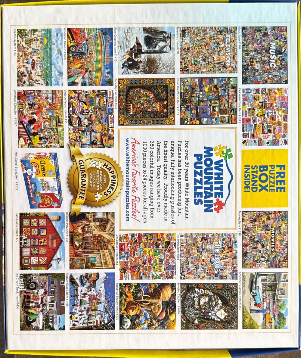 I Love Cereal - White Mountain puzzle collectible [Barcode 724819259823] - Main Image 2