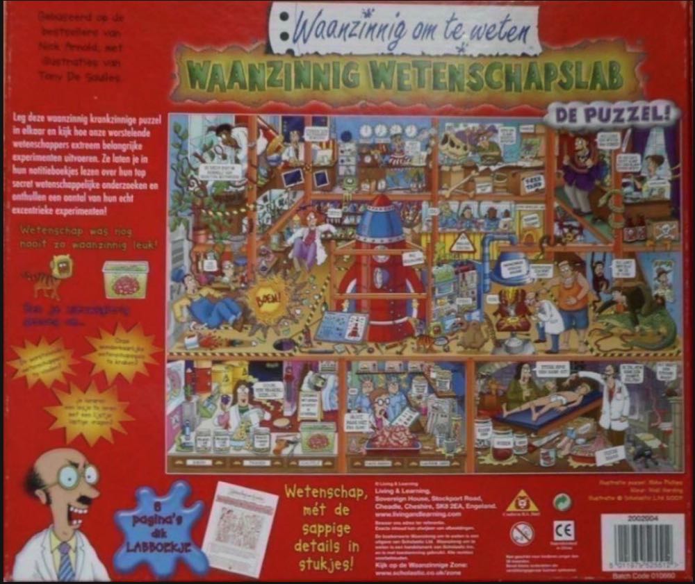 Waanzinnig Wetenschapslab🟦 - Sovereign House puzzle collectible [Barcode 5011979525512] - Main Image 2