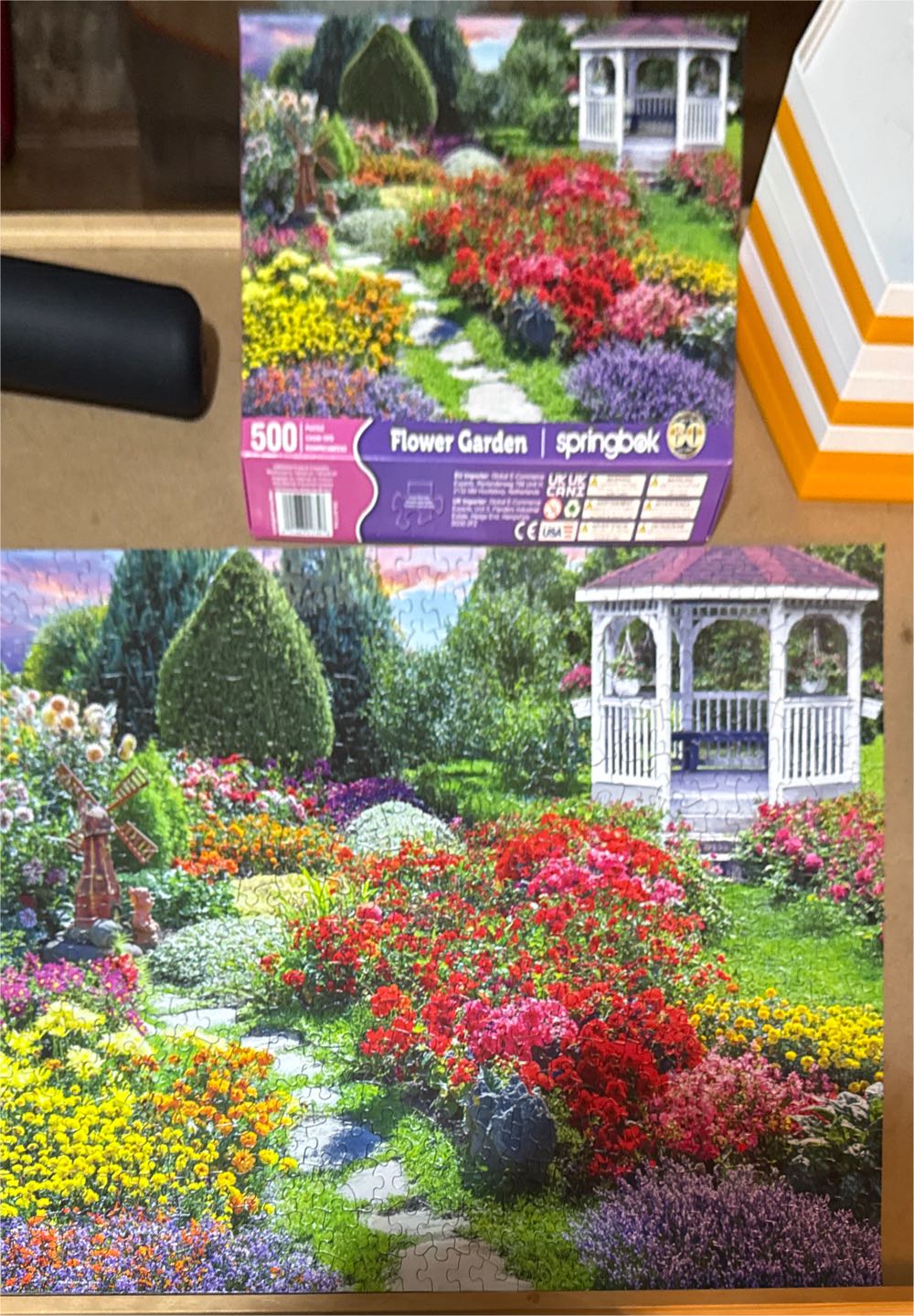 Flower Garden  puzzle collectible [Barcode 091683017348] - Main Image 3