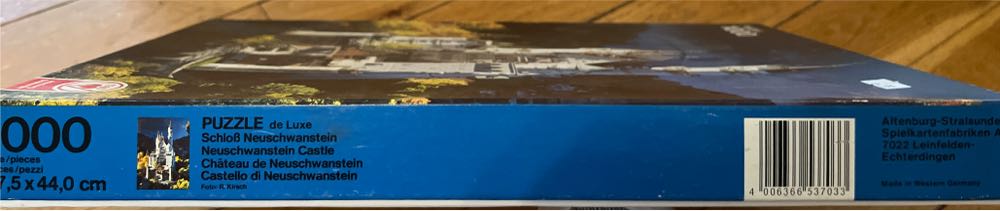 Neuschwanstein Castle - Altenburg Stralsunder puzzle collectible - Main Image 2