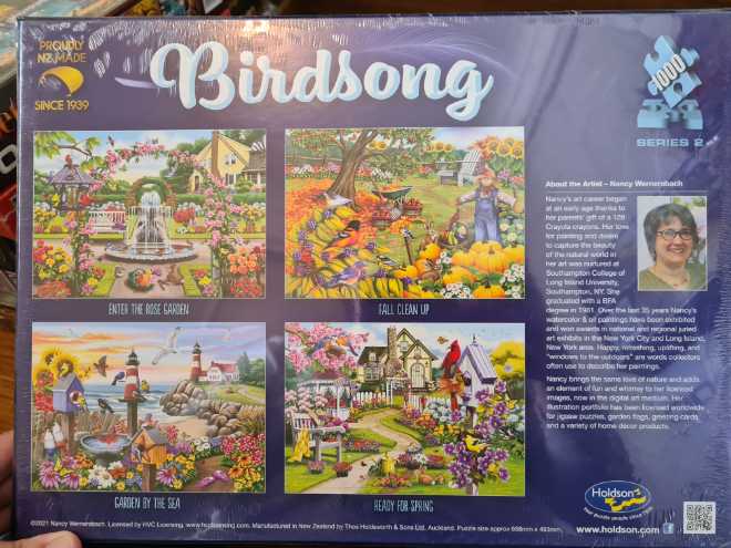 Birdsong - Fall Clean Up - Holdson🇳🇿 puzzle collectible [Barcode 9414131773497] - Main Image 2