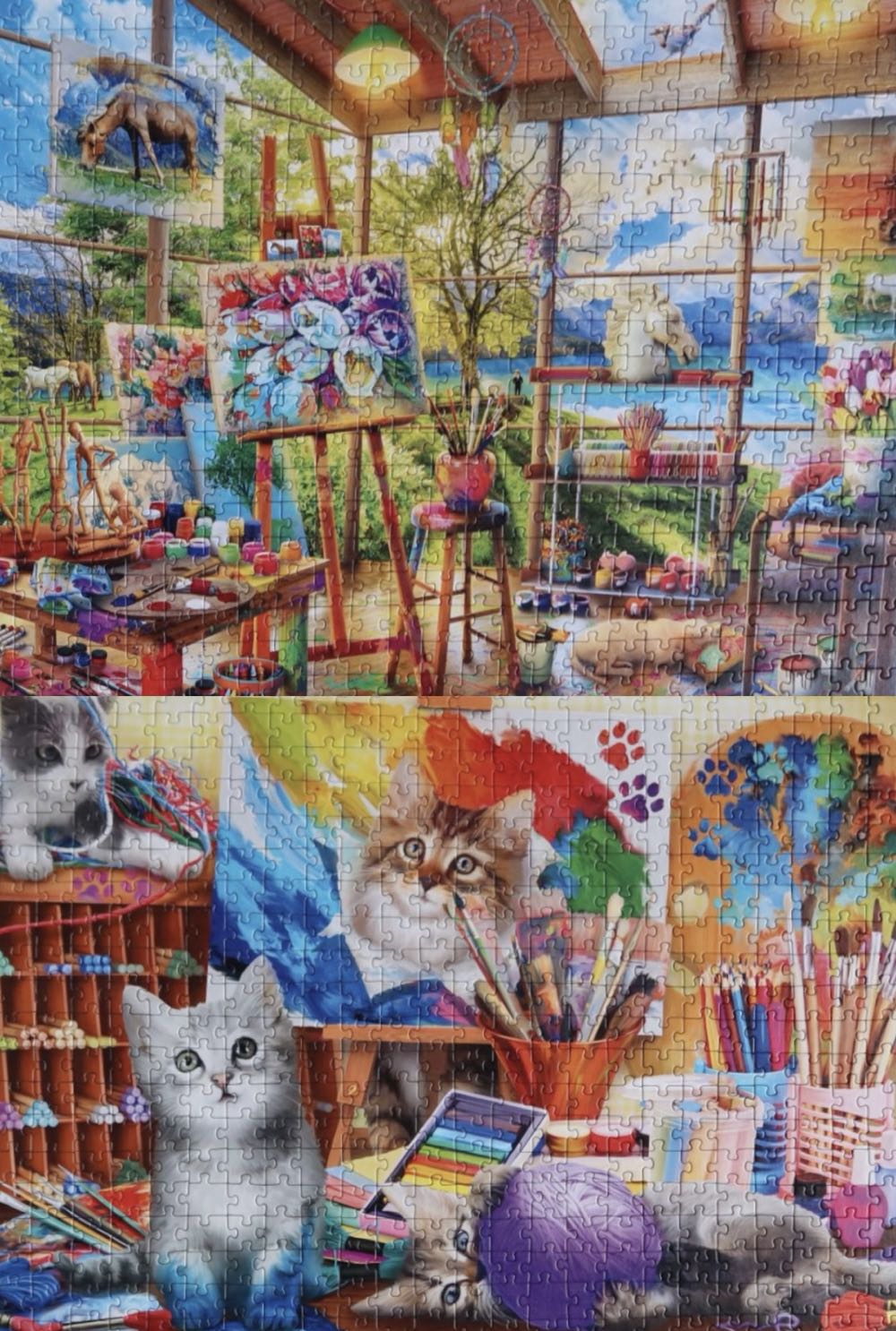 The Art Of Painting 2x500 - Trefl puzzle collectible [Barcode 5900511375305] - Main Image 3