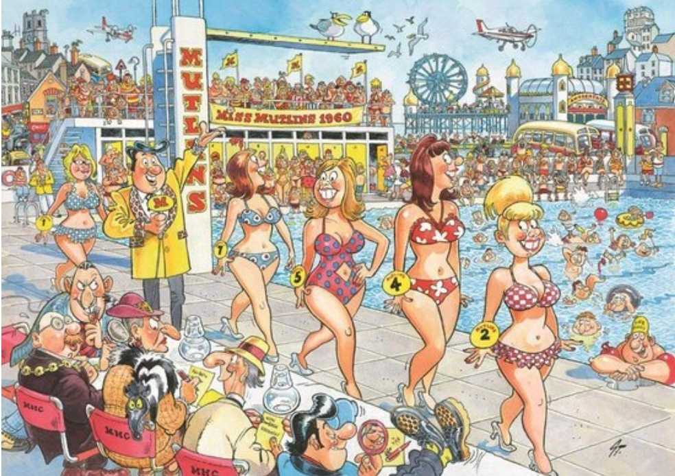 Wasgij Destiny #9 Super Models! - Jumbo puzzle collectible [Barcode 8710126018958] - Main Image 2