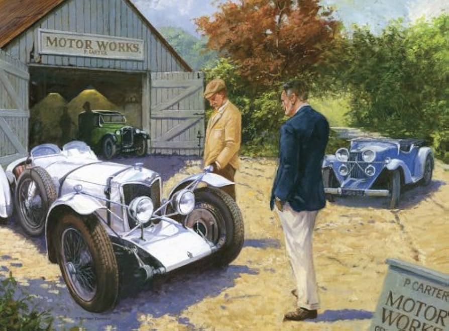 At The Motor Works - Ravensburger puzzle collectible [Barcode 4005556145904] - Main Image 2