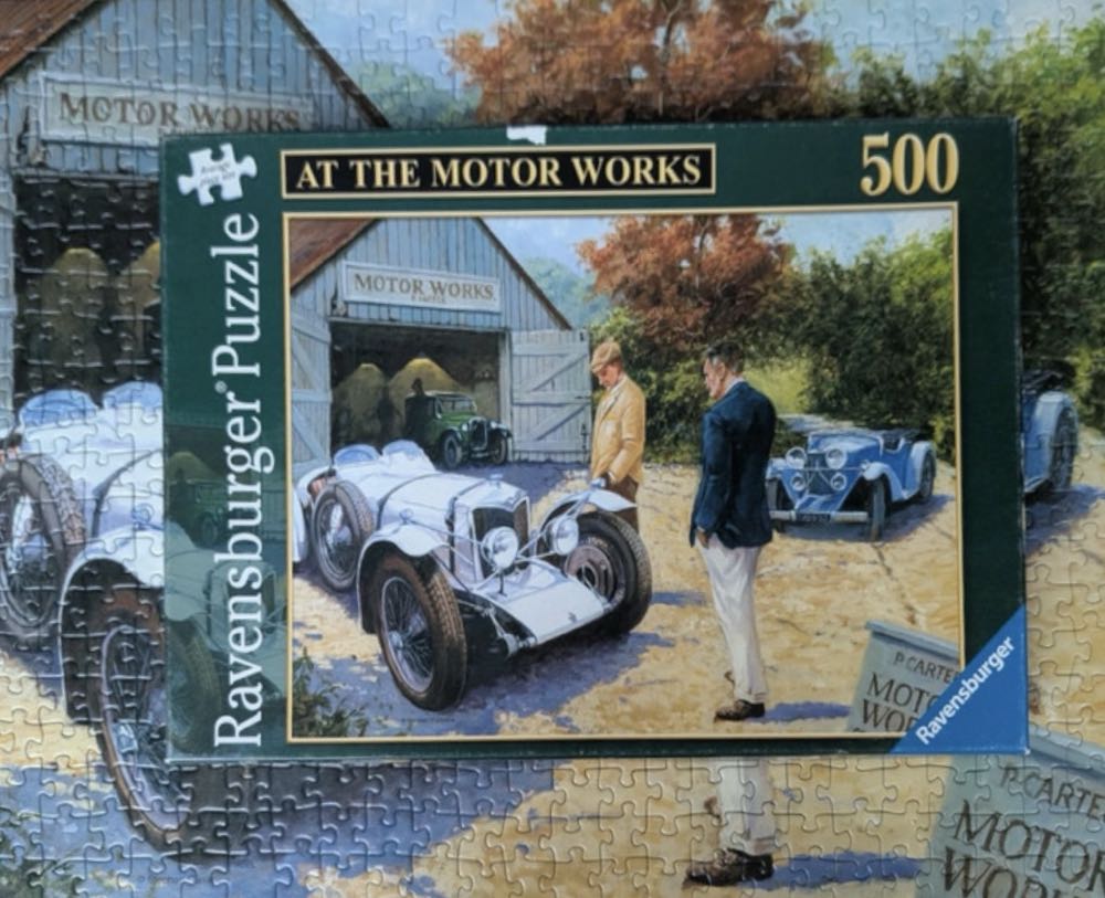 At The Motor Works - Ravensburger puzzle collectible [Barcode 4005556145904] - Main Image 4