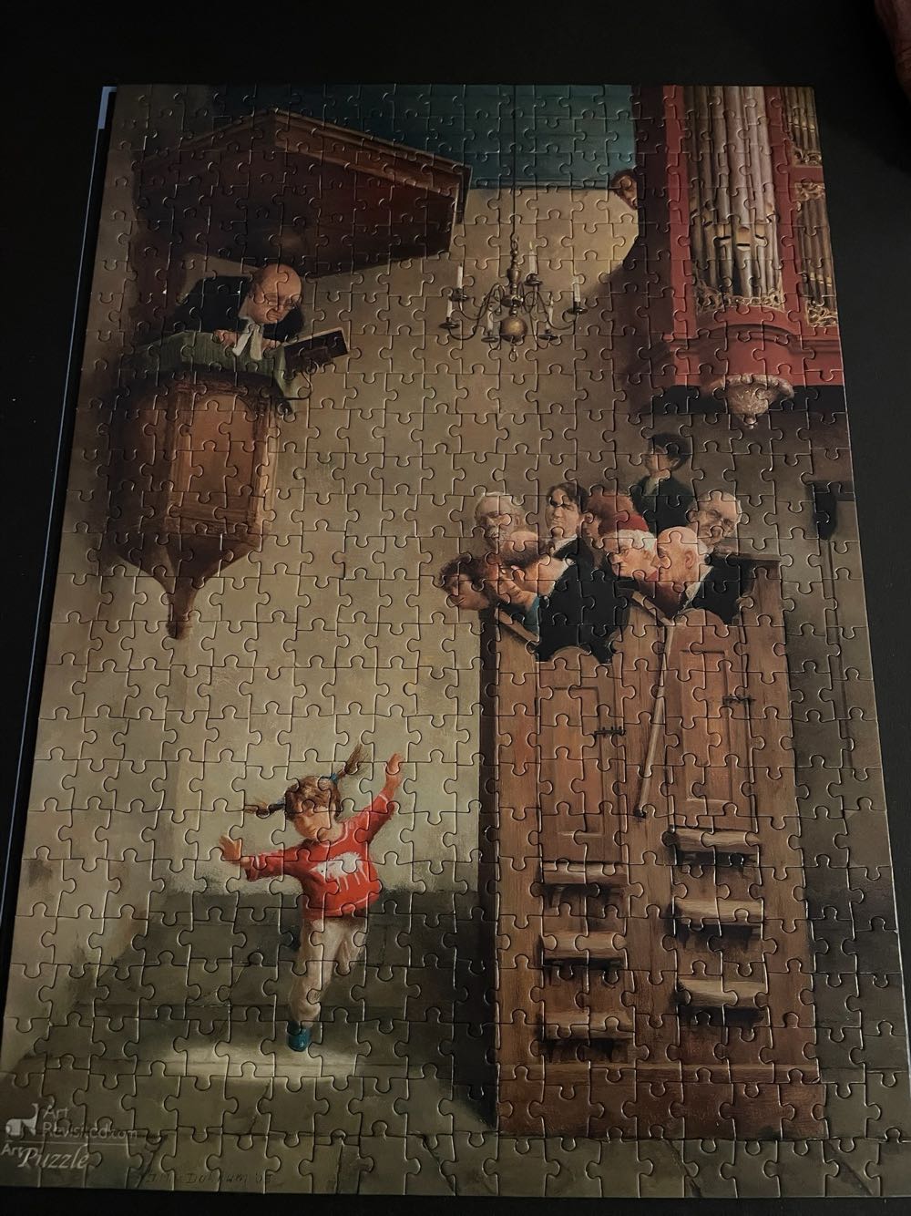 De Kerk Marius Van Dokkum Dansje In De Puzzel 500 Stukjes The Church Art Revisited 500 Dancing - Art Puzzle puzzle collectible [Barcode 8713341900275] - Main Image 2