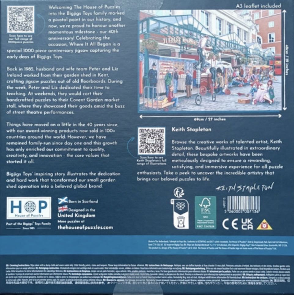 Where It All Began (Saskia Lenen) - House of Puzzles Ltd HOP, The puzzle collectible [Barcode 5060002007136] - Main Image 4