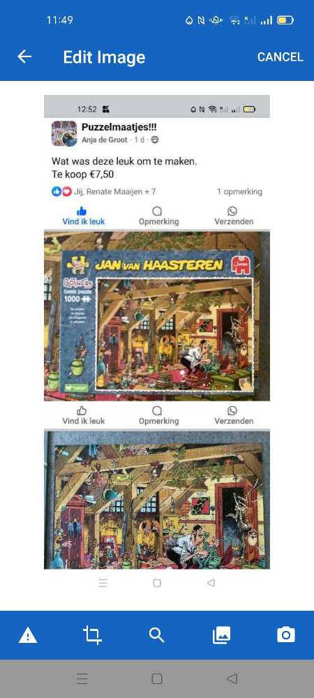 Jan Van Haasteren. Old Timers, De Vrijgezel. - Jumbo puzzle collectible - Main Image 4