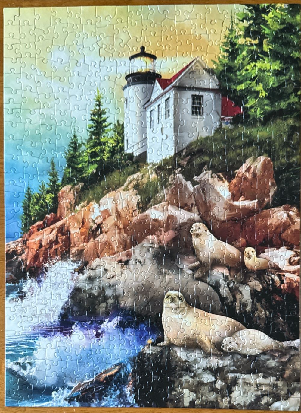 Bass Harbor Light Station - Suns Out puzzle collectible [Barcode 796780285453] - Main Image 2