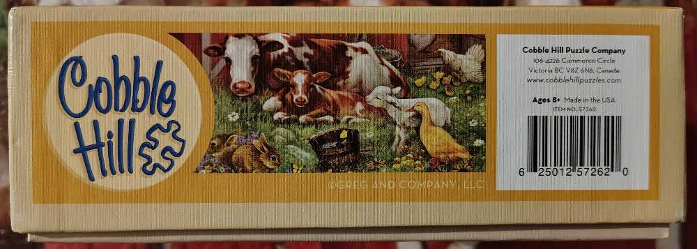 Barnyard Babies - Cobble Hill puzzle collectible [Barcode 625012572620] - Main Image 3