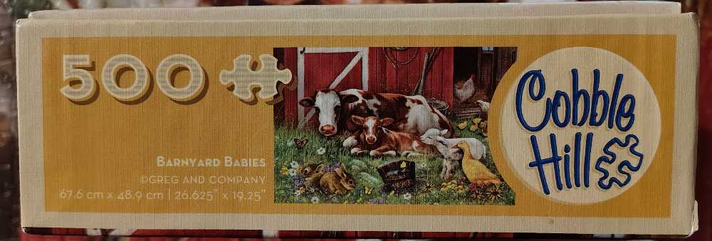 Barnyard Babies - Cobble Hill puzzle collectible [Barcode 625012572620] - Main Image 4