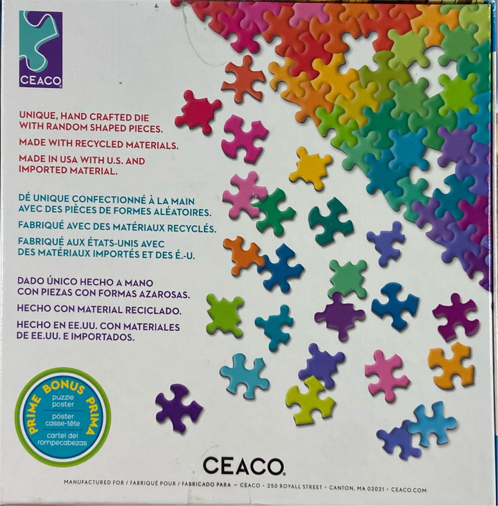 Mickey and Minnie in Japan - Thomas Kinkade/Ceaco puzzle collectible [Barcode 021081311632] - Main Image 2