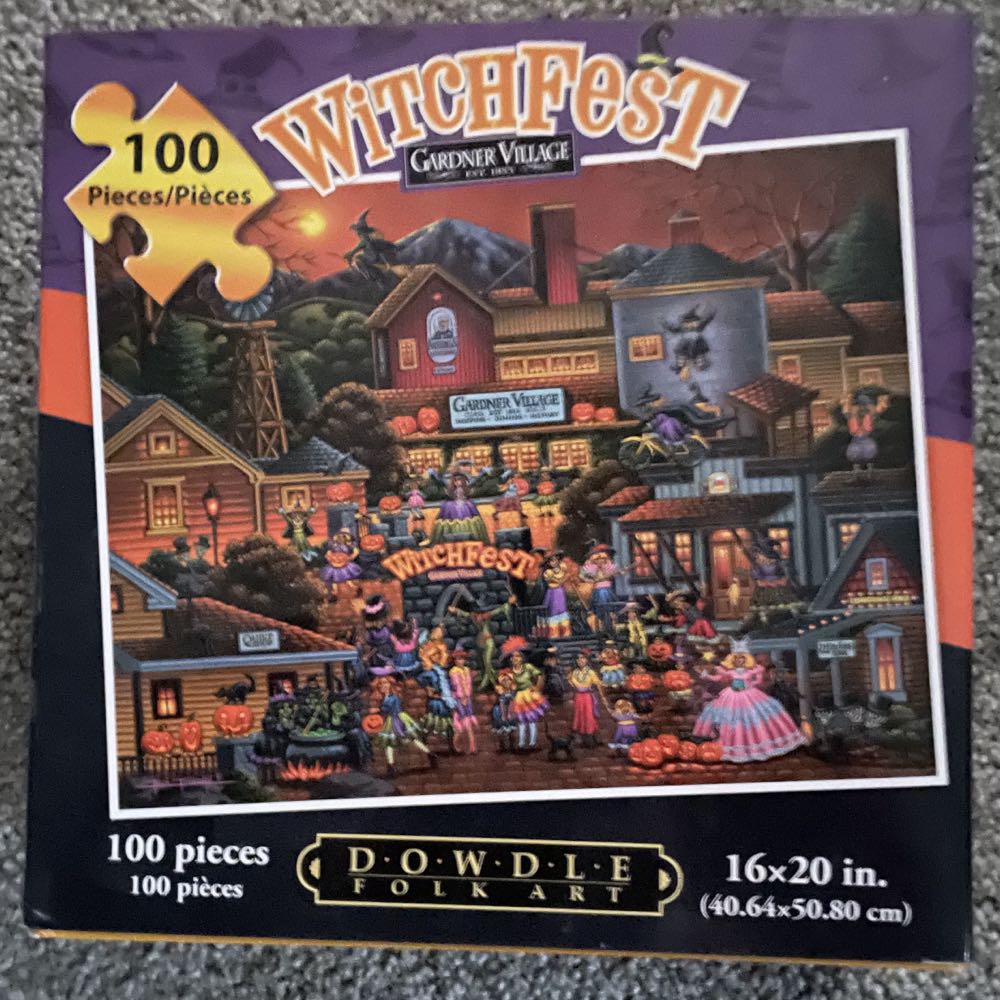 Witchfest - Gardner Village - Dowdle puzzle collectible [Barcode 671095602495] - Main Image 2