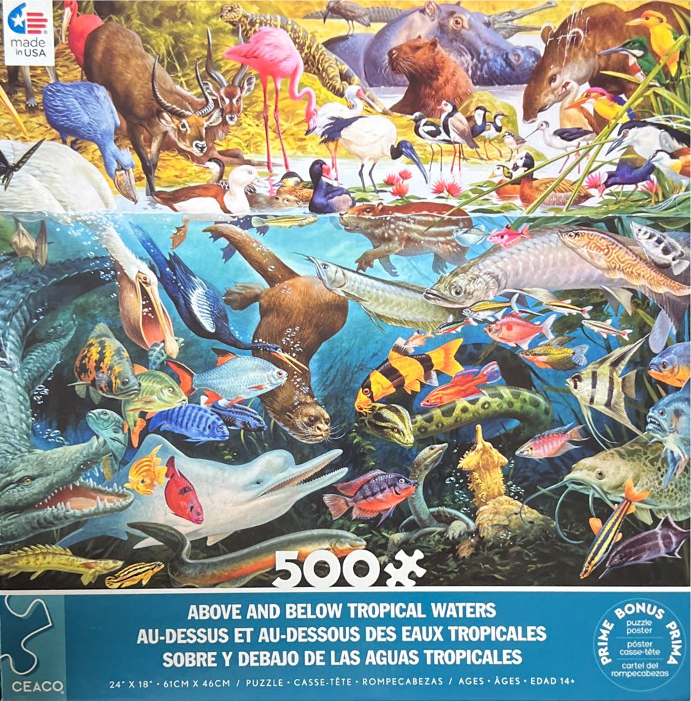 Above & Below Tropical Waters - Ceaco puzzle collectible [Barcode 021081243292] - Main Image 2