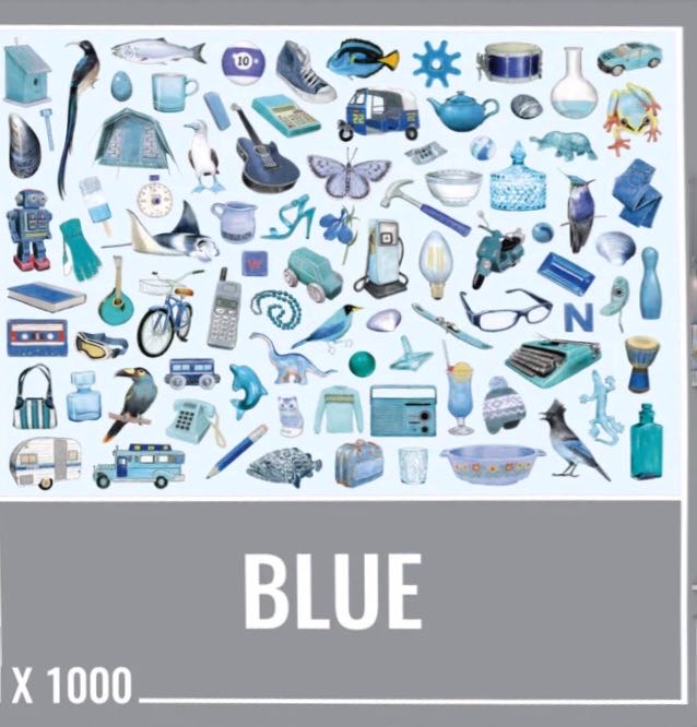 Blue - Cloudberries puzzle collectible - Main Image 2