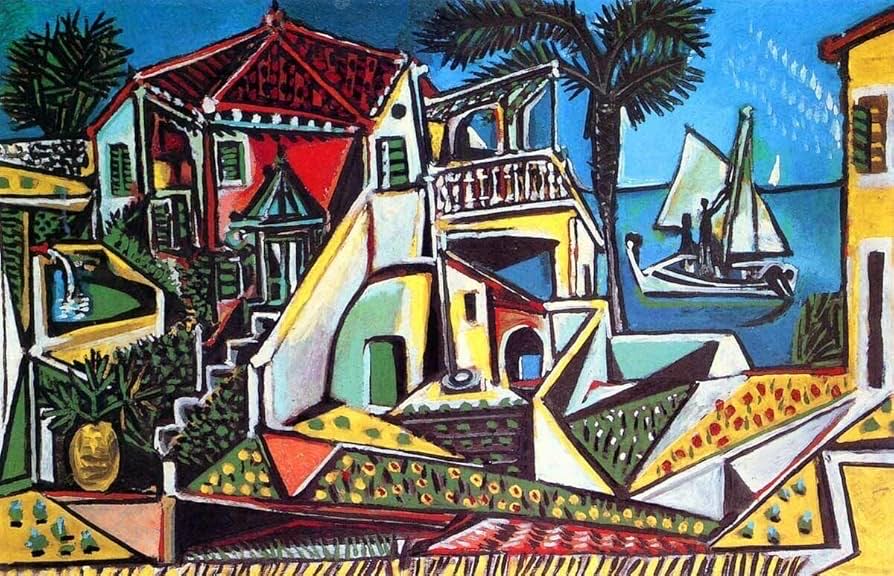 Pablo Picasso: Mediterranean Landscape - Eurographics puzzle collectible [Barcode 628136658546] - Main Image 2