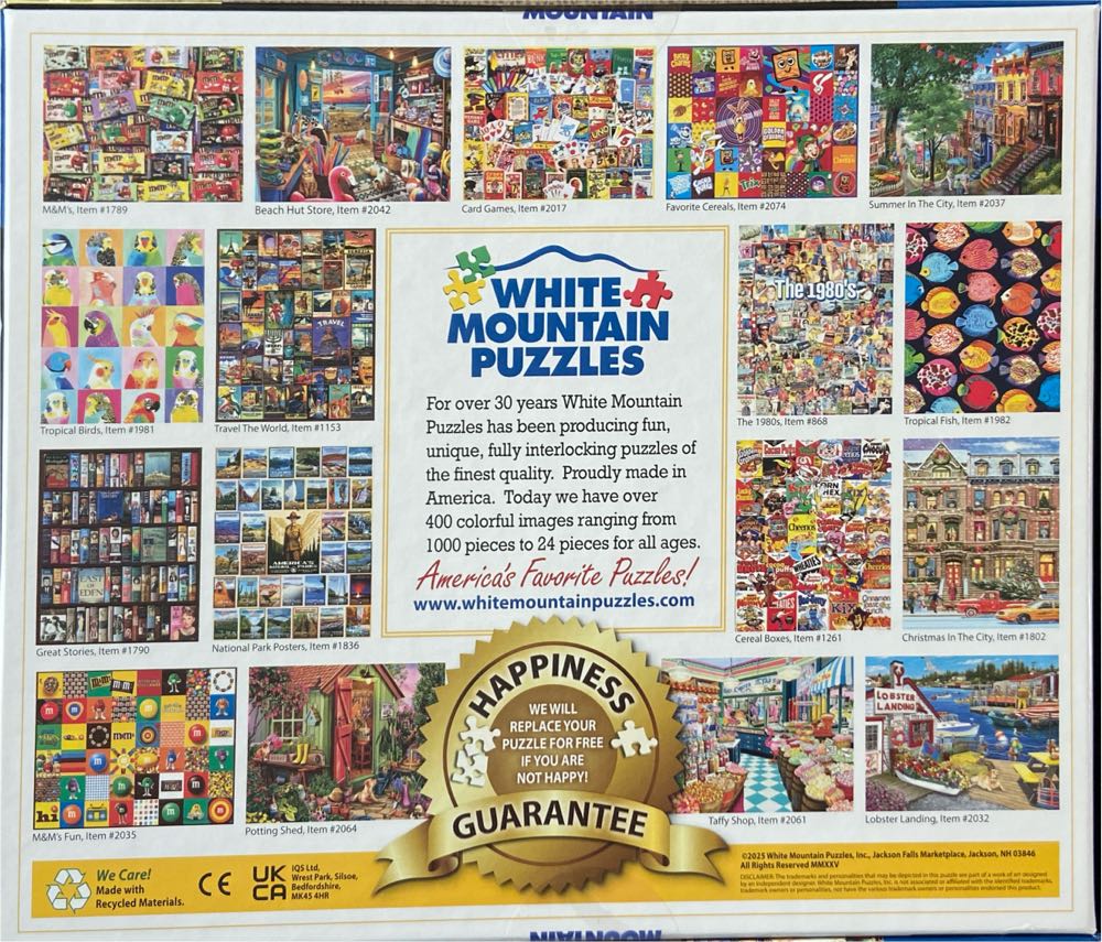 I Love Louisiana - White Mountain puzzle collectible [Barcode 724819269150] - Main Image 4
