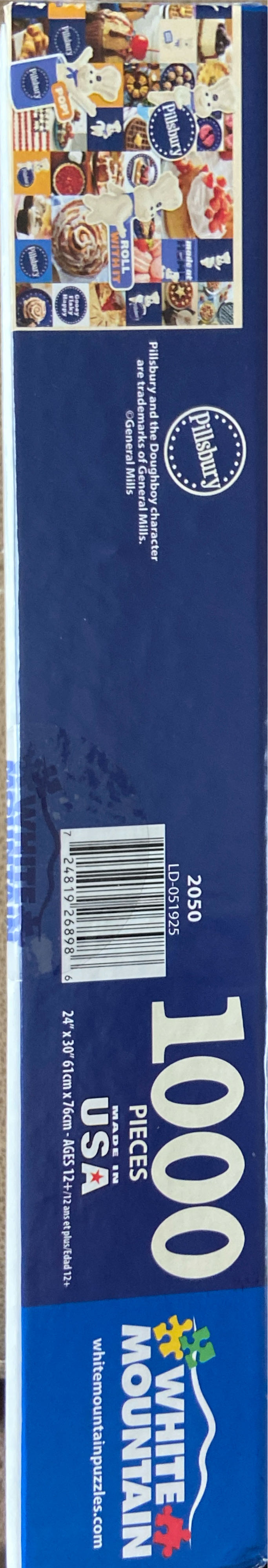 Pillsbury  - White Mountain Puzzles puzzle collectible [Barcode 724819268986] - Main Image 2