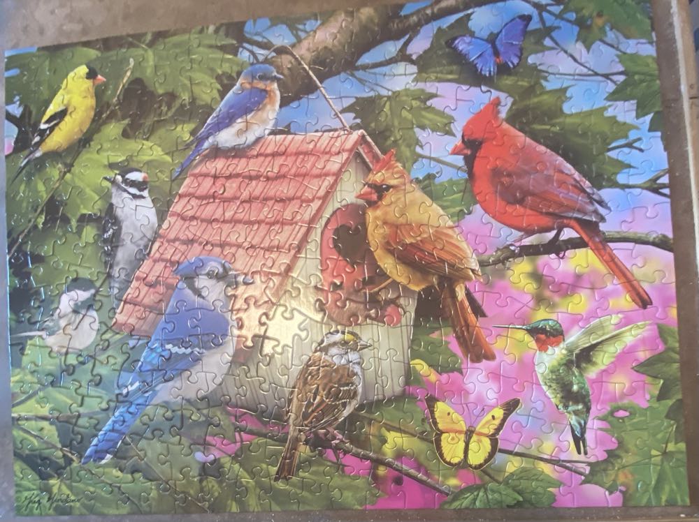 Birdhouse Gathering - Bits & Pieces puzzle collectible [Barcode 192949089328] - Main Image 2