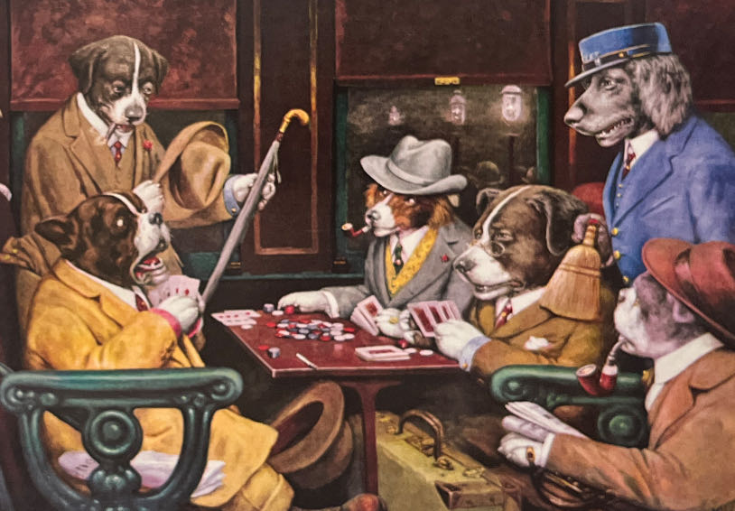 Dog Humour His Station Four Aces (Rare) Tineke €3,00 - Falcon de luxe puzzle collectible [Barcode 8710126156476] - Main Image 2