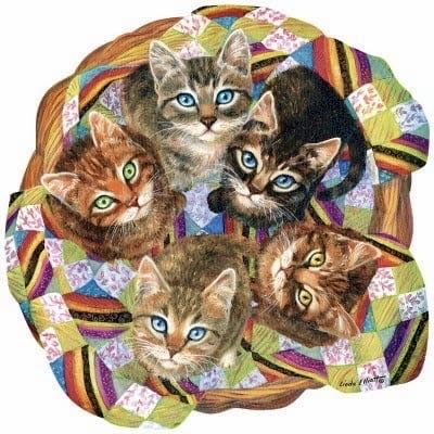Kitten Basket - Cheryl - SunsOut puzzle collectible - Main Image 2