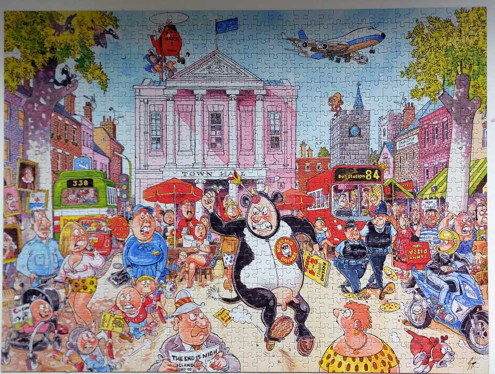 Wasgij Destiny 12 - Wasgij 950 puzzle collectible [Barcode 8710126813195] - Main Image 2