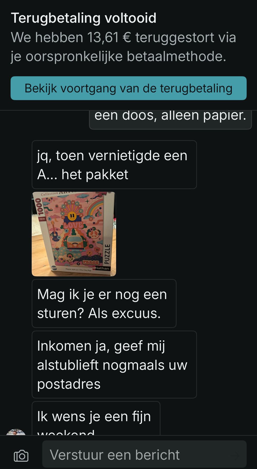 Hippie style SOLD - Ravensburger/Nathan puzzle collectible [Barcode 4005555014430] - Main Image 4