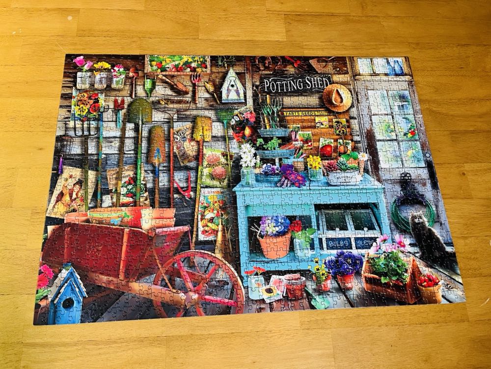The Potting Shed  - Roseart puzzle collectible [Barcode 4895145427050] - Main Image 2