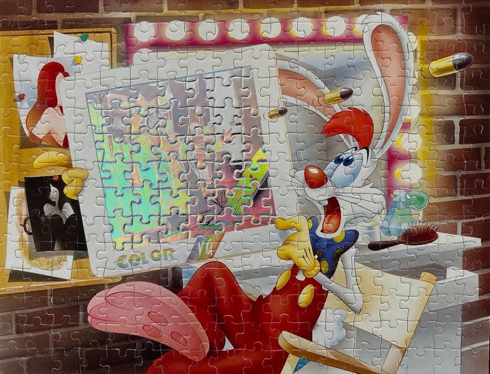 Roger Rabbit - Hands Up! Hands Up! - Jeux Nathan puzzle collectible [Barcode 3254775556812] - Main Image 2