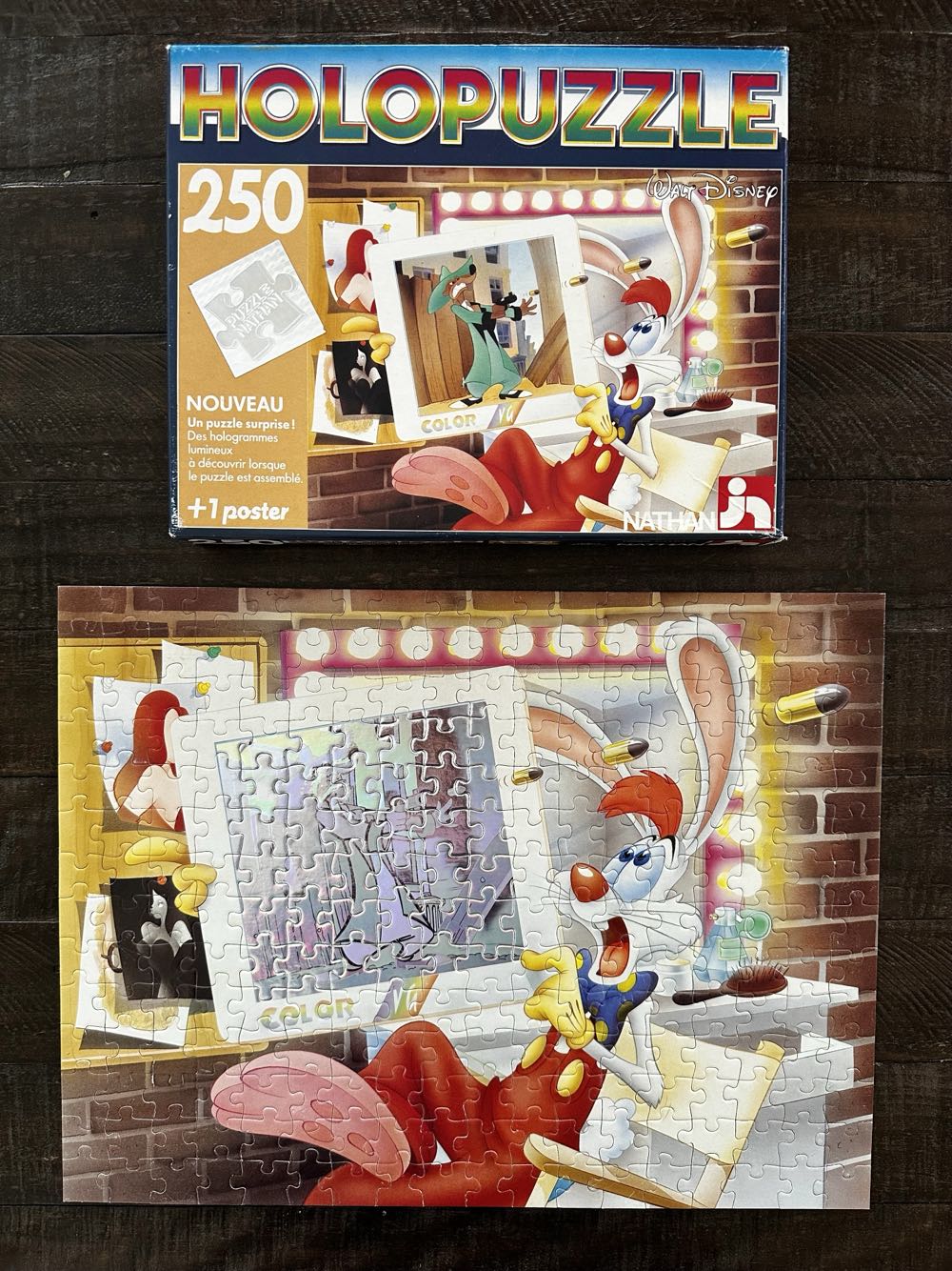 Roger Rabbit - Hands Up! Hands Up! - Jeux Nathan puzzle collectible [Barcode 3254775556812] - Main Image 4