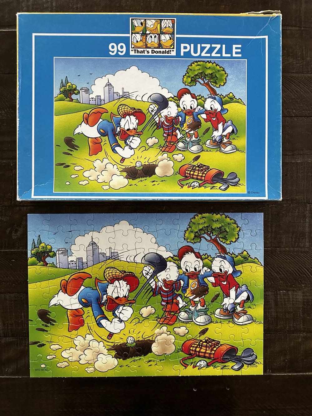 Disney Donald Duck Tic 99 Teile - Masterline puzzle collectible [Barcode 8711597499819] - Main Image 3