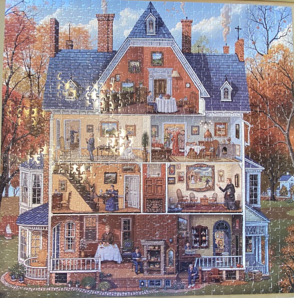 Autumn Retro Villa - BBOLDIN puzzle collectible - Main Image 2