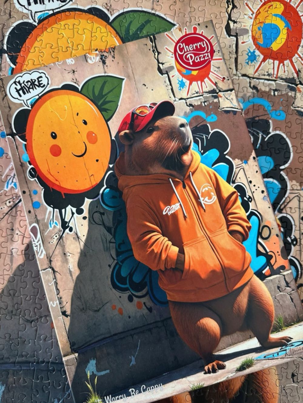 Dont Worry Be Cappy 🟦 - Cherry Pazzi puzzle collectible [Barcode 5903728720326] - Main Image 4