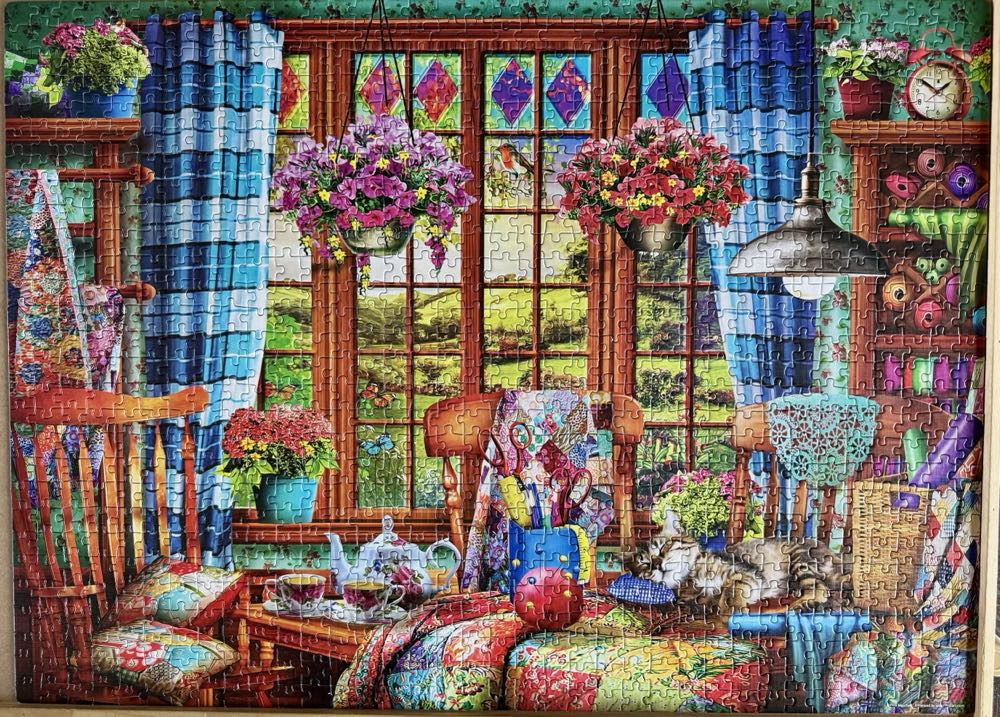 Ye Olde Sewing Room - Traded  #151 - Tilbury puzzle collectible - Main Image 2