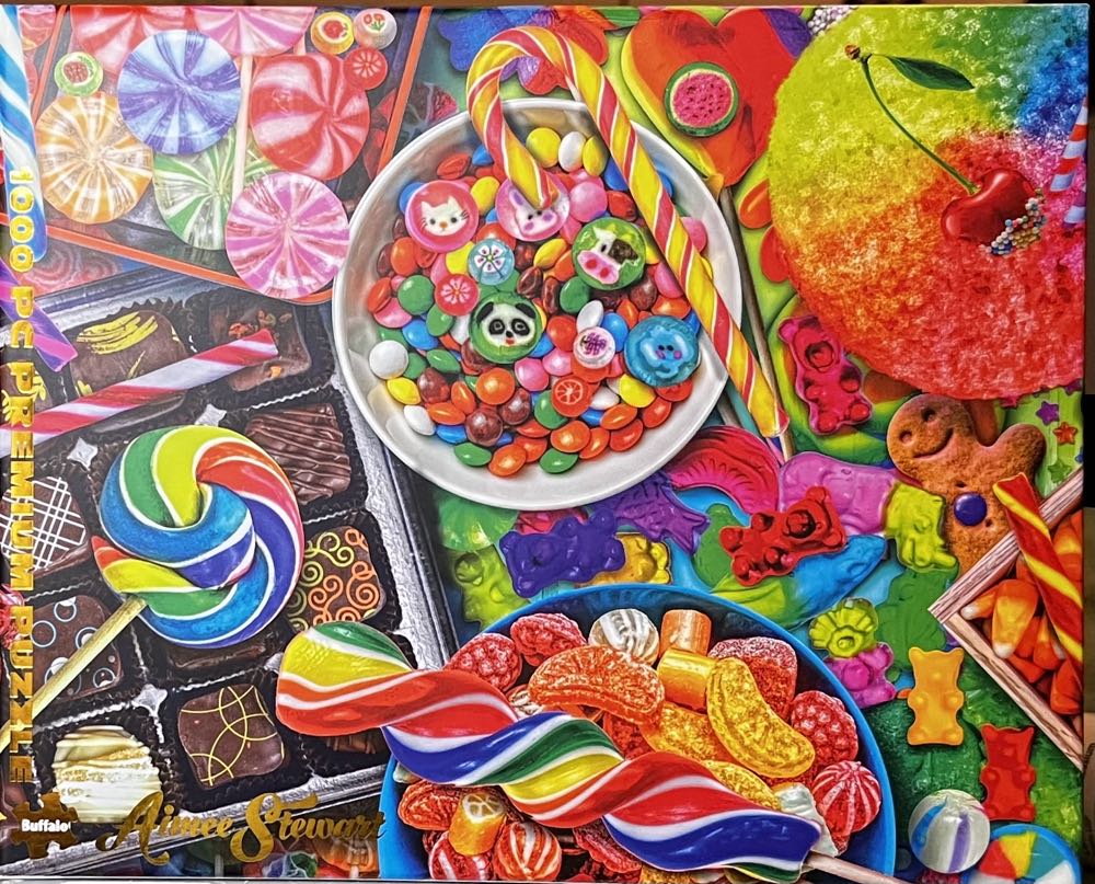 Candylicious Piece Jigsaw Puzzle By Buffalo Games - Buffalo Games (Aimee Stewart) puzzle collectible [Barcode 079346561278] - Main Image 2
