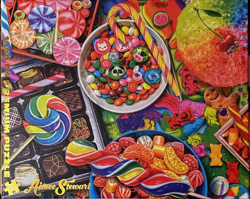 Candylicious Piece Jigsaw Puzzle By Buffalo Games - Buffalo Games (Aimee Stewart) puzzle collectible [Barcode 079346561278] - Main Image 3