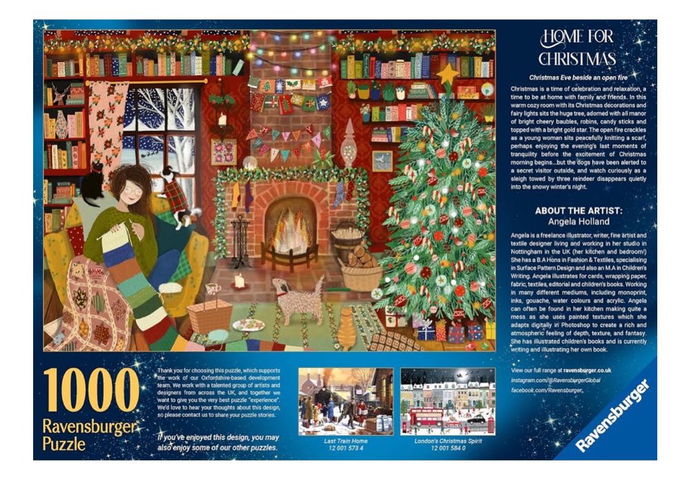 Home For Christmas - Ravensburger puzzle collectible [Barcode 4005555014652] - Main Image 2