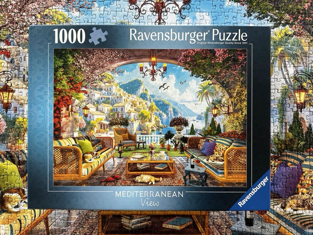 Mediterranean View - Ravensburger puzzle collectible [Barcode 4005555015765] - Main Image 3