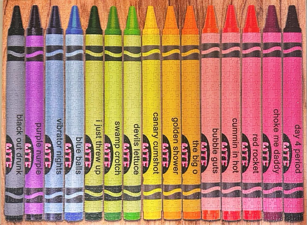 Colonoscopy Crayons - WTF Puzzles puzzle collectible [Barcode 860012626298] - Main Image 2