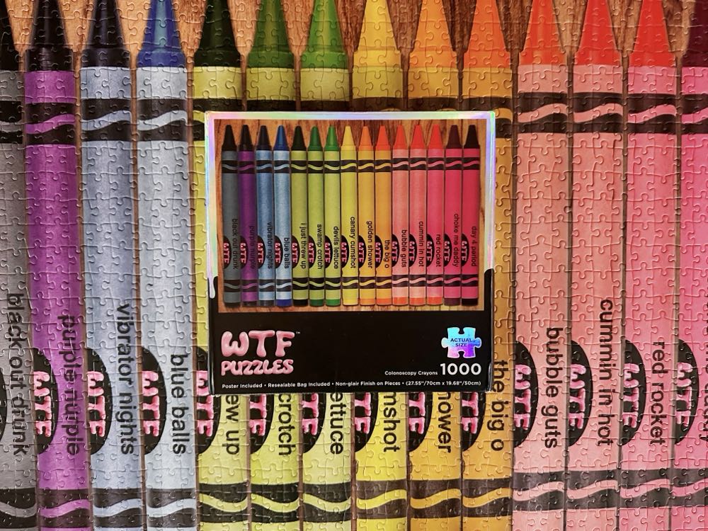Colonoscopy Crayons - WTF Puzzles puzzle collectible [Barcode 860012626298] - Main Image 3